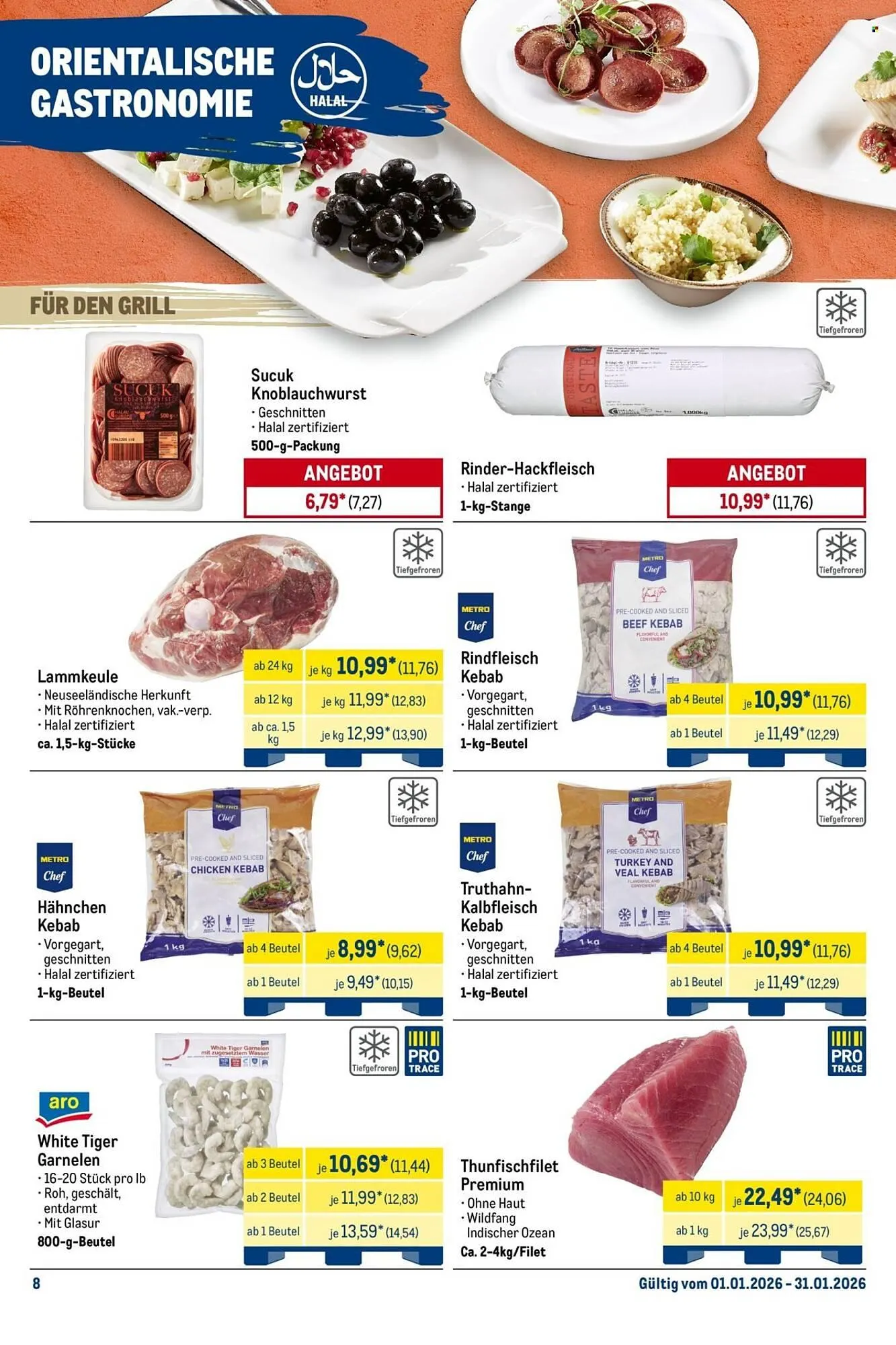 METRO Prospekt von 1. Januar bis 31. Januar 2026 - Prospekt seite 8