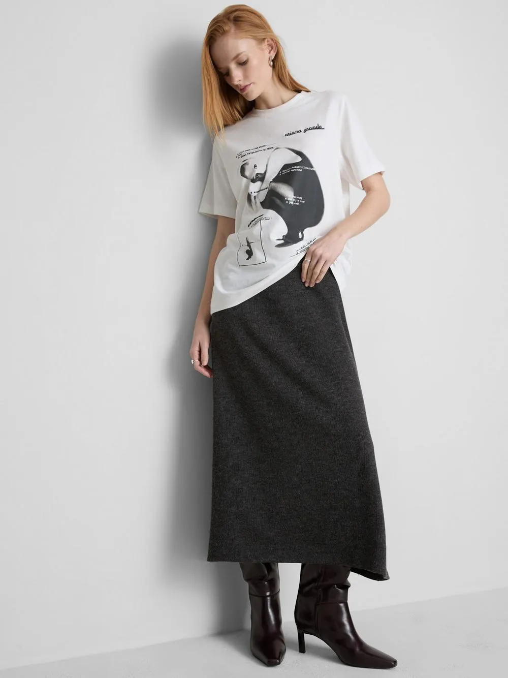 „Ariana Grande“ Baumwoll-T-Shirt mit Grafik