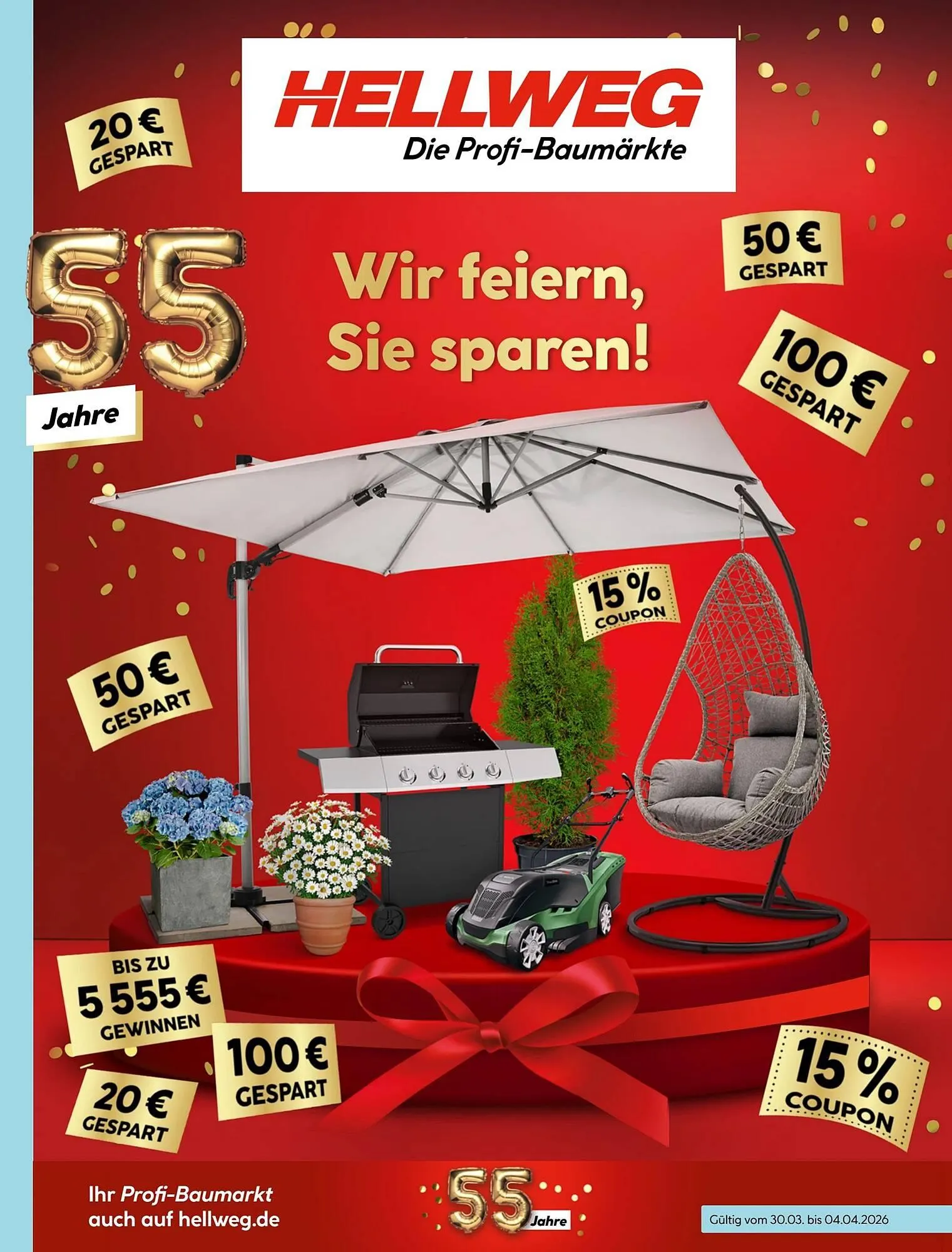 Hellweg Prospekt von 30. März bis 5. April 2026 - Prospekt seite 1