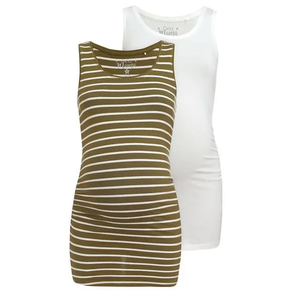 2 Damen Umstands-Tops im Set