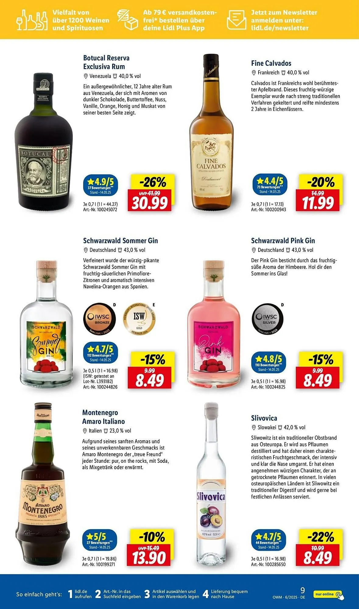 Lidl Prospekt von 1. Juni bis 30. Juni 2025 - Prospekt seite 9