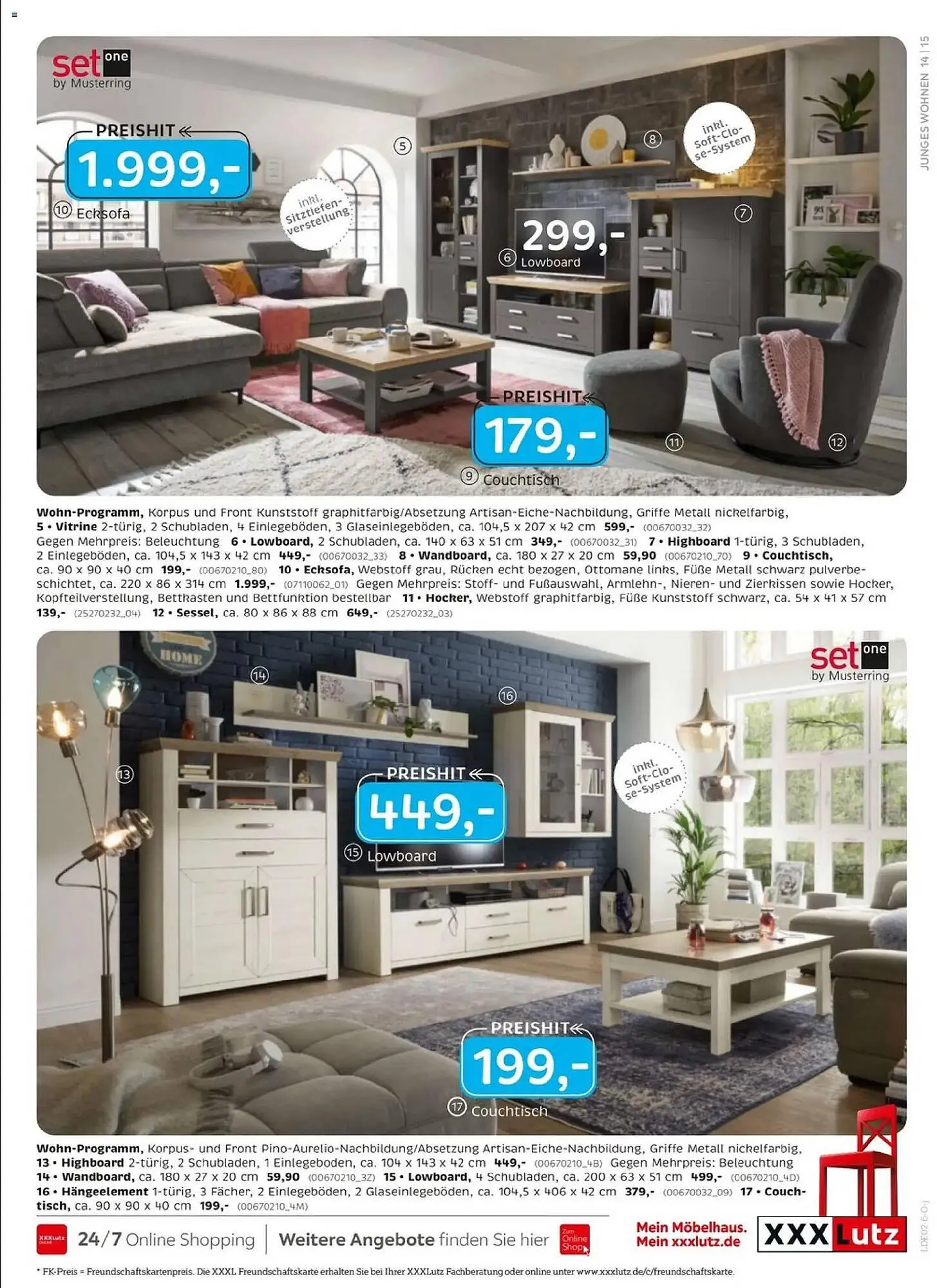XXXLutz Prospekt von 25. Januar bis 8. Februar 2026 - Prospekt seite 15