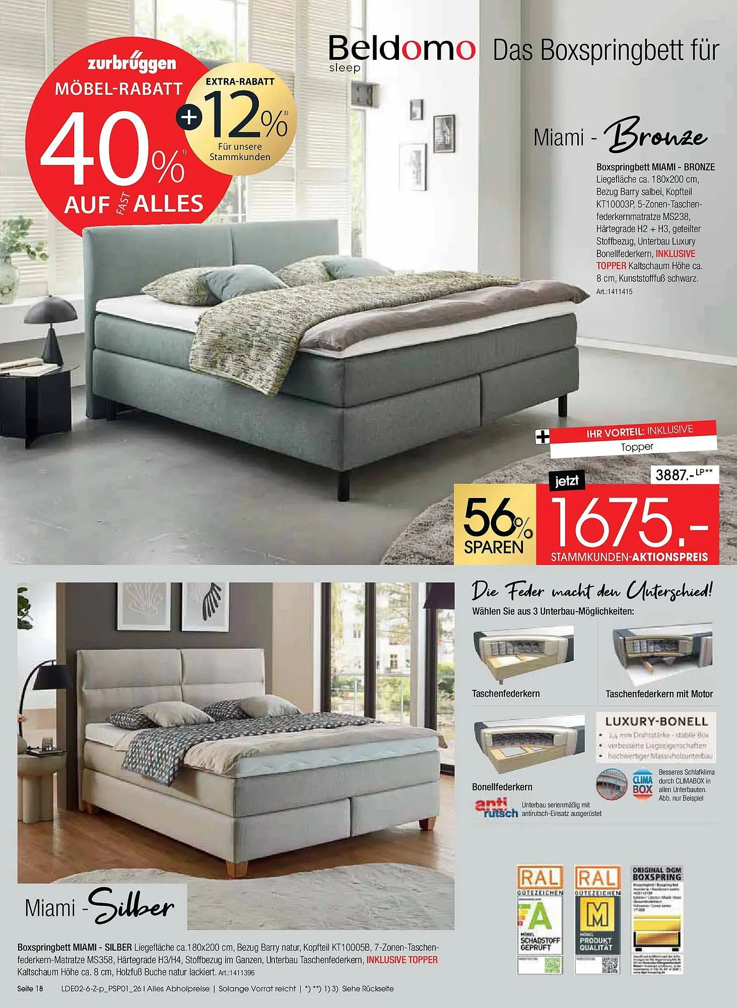 Zurbrüggen Prospekt von 20. Februar bis 28. März 2026 - Prospekt seite 18