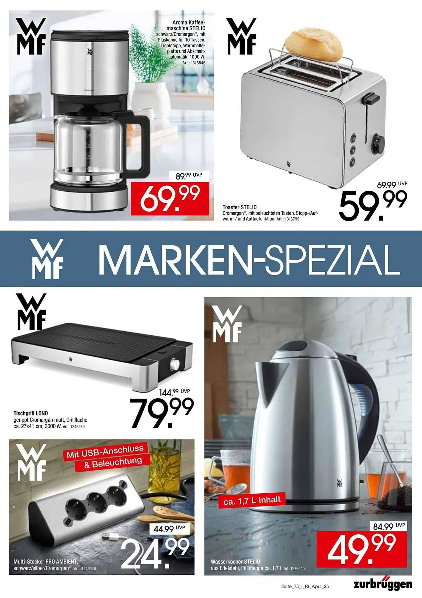 Zurbrüggen Prospekt von 30. April bis 17. Mai 2025 - Prospekt seite 7