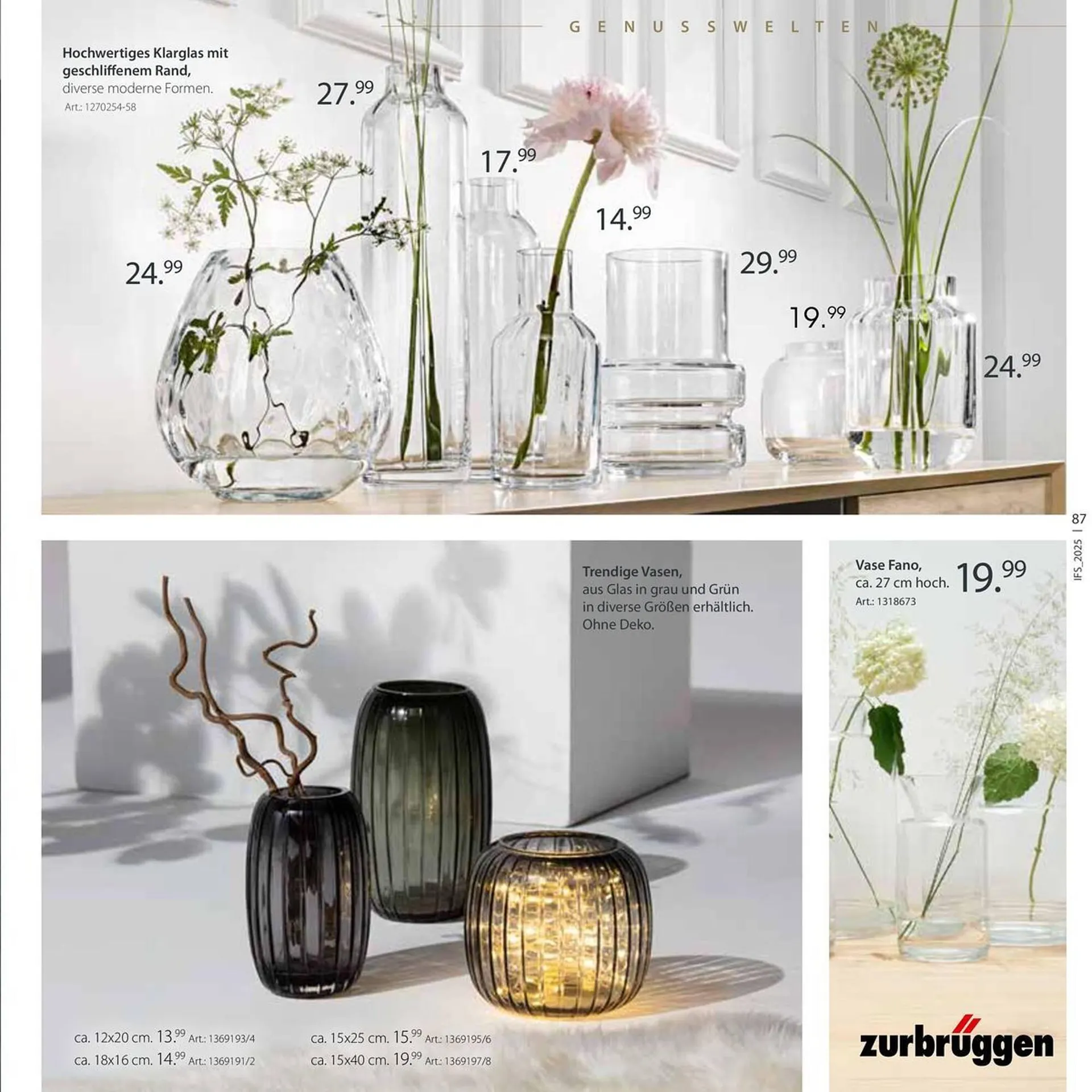 Zurbrüggen Prospekt von 18. Mai bis 7. Juni 2025 - Prospekt seite 87
