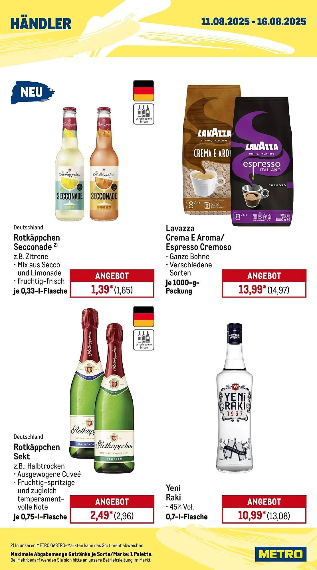 METRO Prospekt von 11. August bis 17. August 2025 - Prospekt seite 2