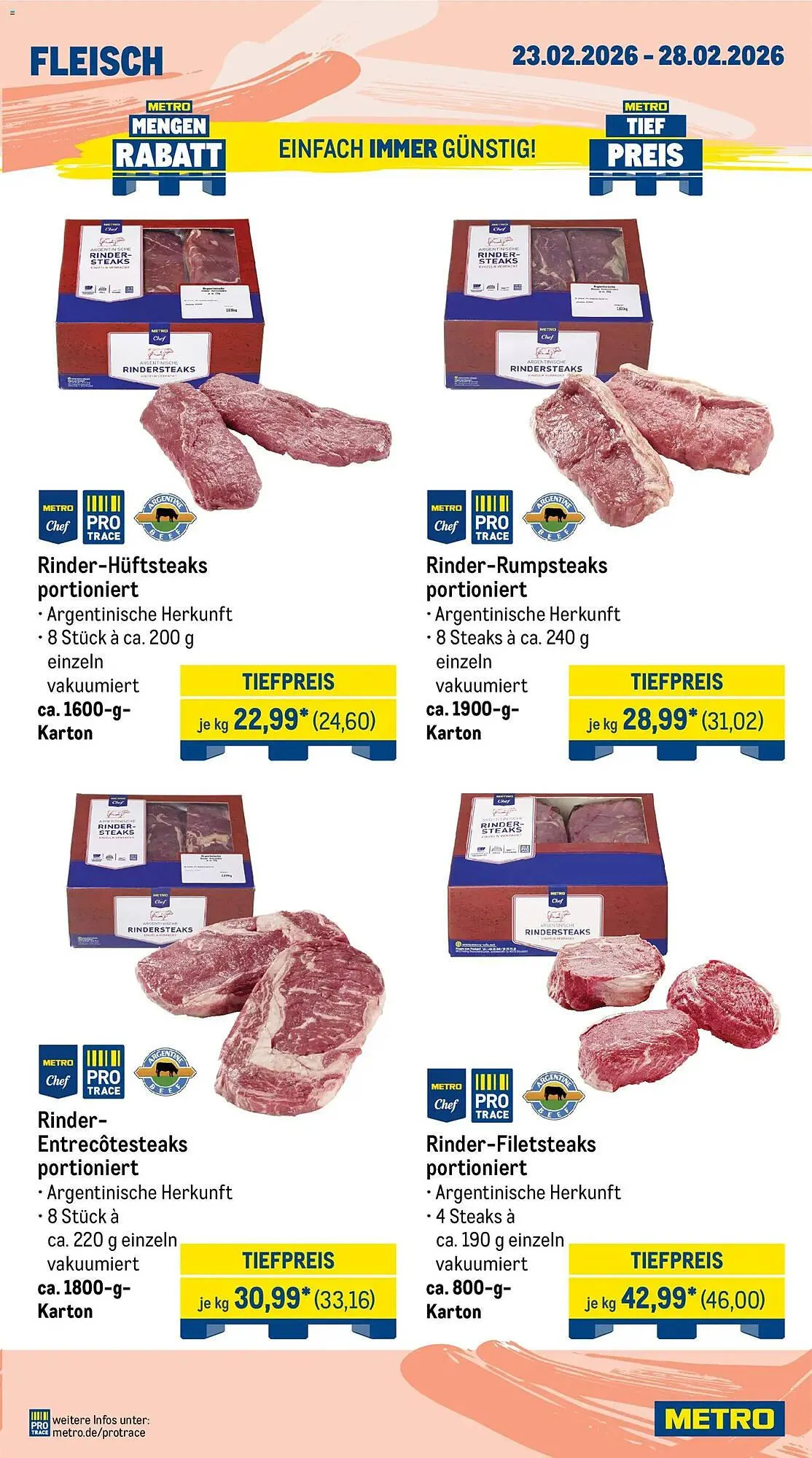 METRO Prospekt von 23. Februar bis 28. Februar 2026 - Prospekt seite 5