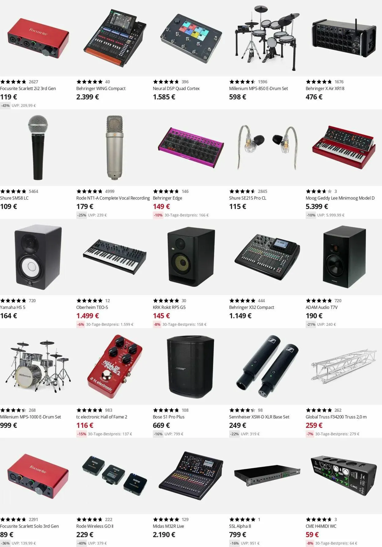 Thomann Aktueller Prospekt von 12. Mai bis 21. Mai 2025 - Prospekt seite 5