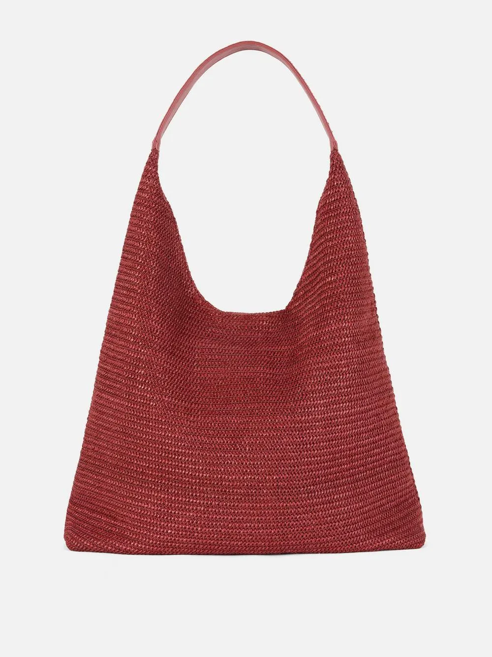 Oversized-Tragetasche in Knitteroptik