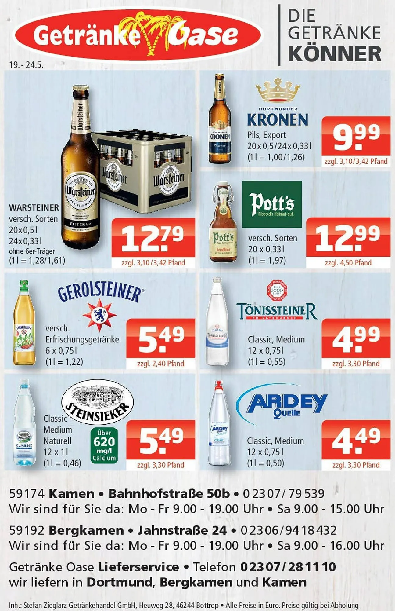 Getränke Oase Prospekt - 1