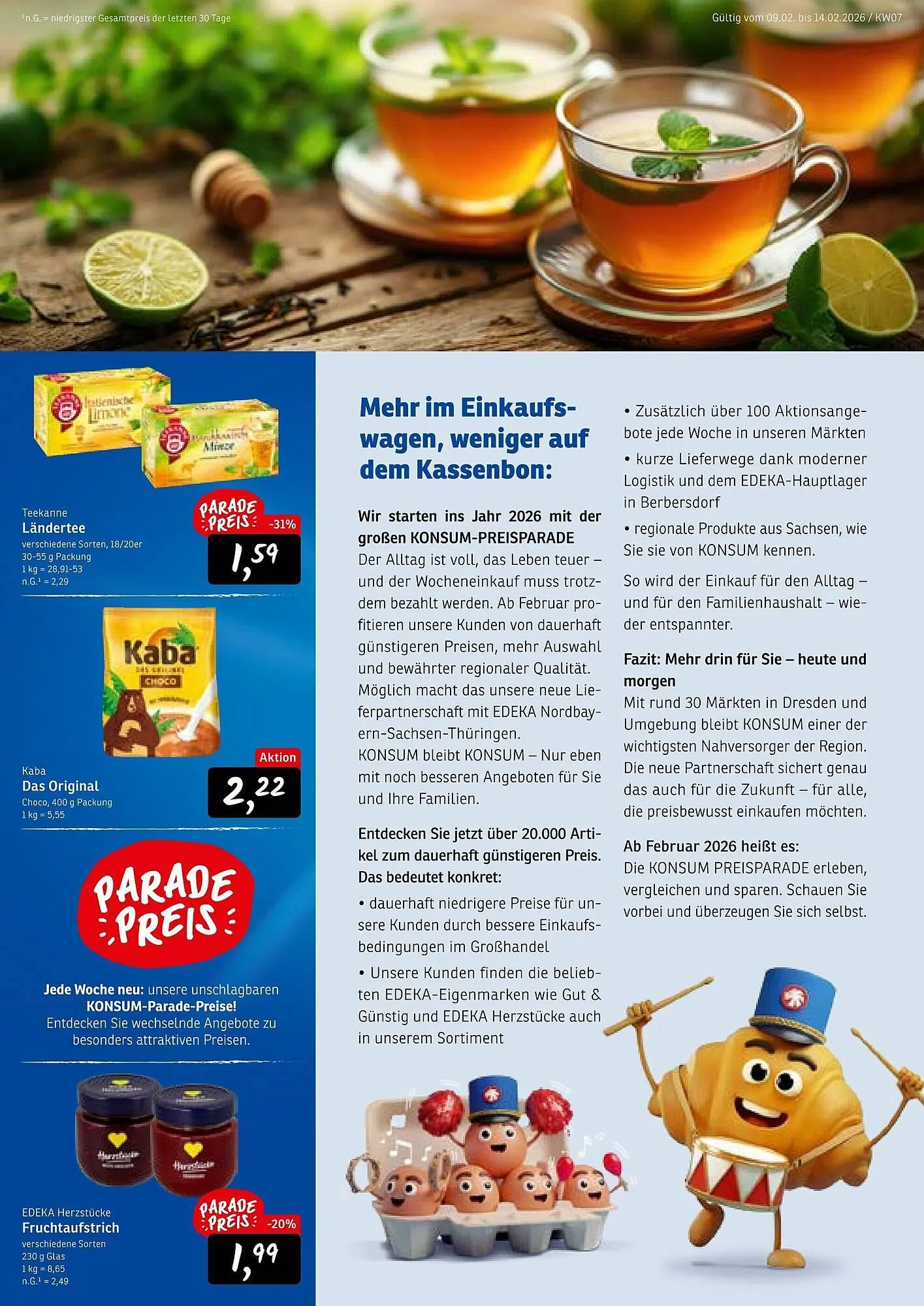 KONSUM Prospekt von 9. Februar bis 14. Februar 2026 - Prospekt seite 3