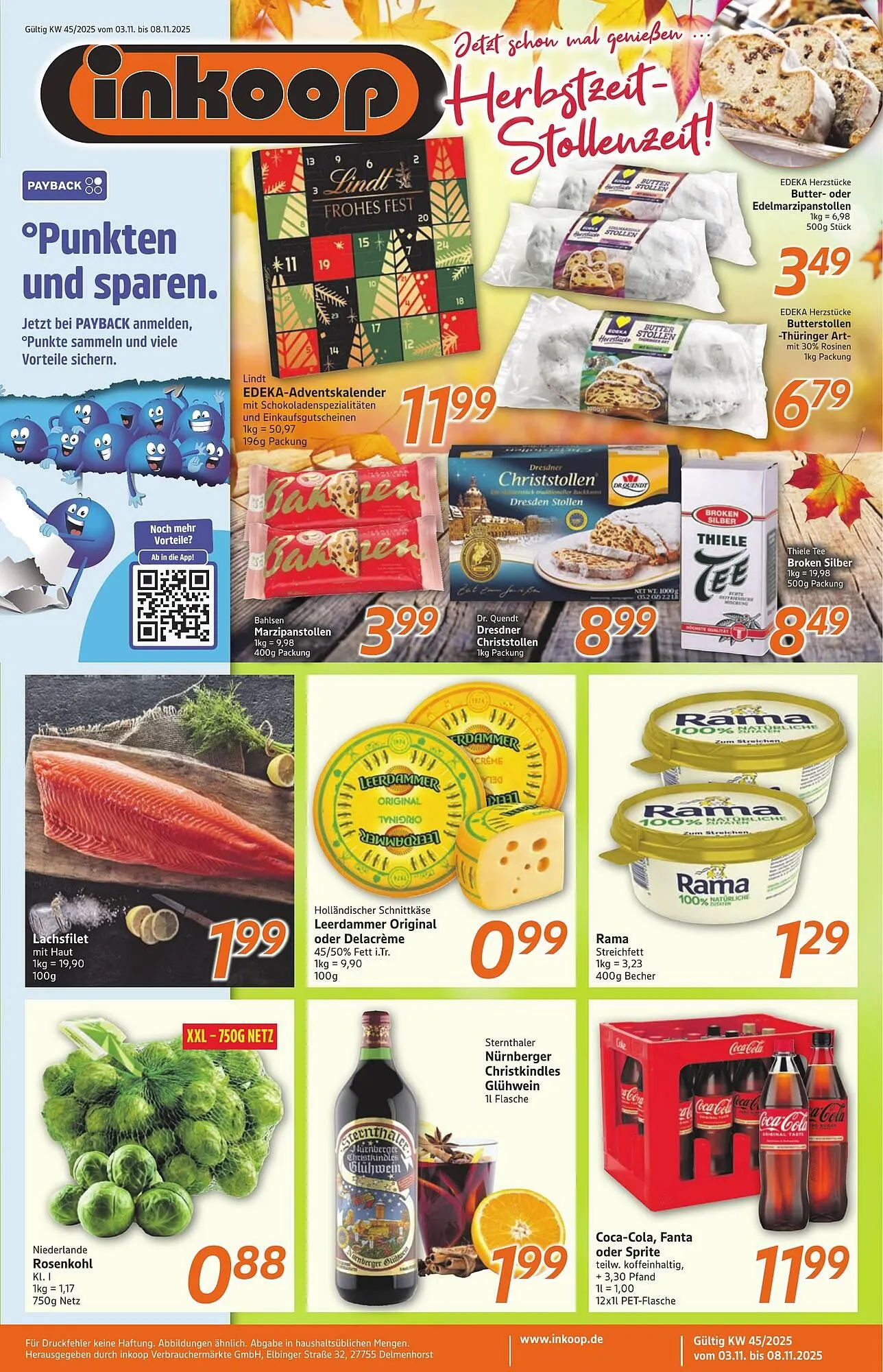 Inkoop Prospekt von 3. November bis 8. November 2025 - Prospekt seite 1