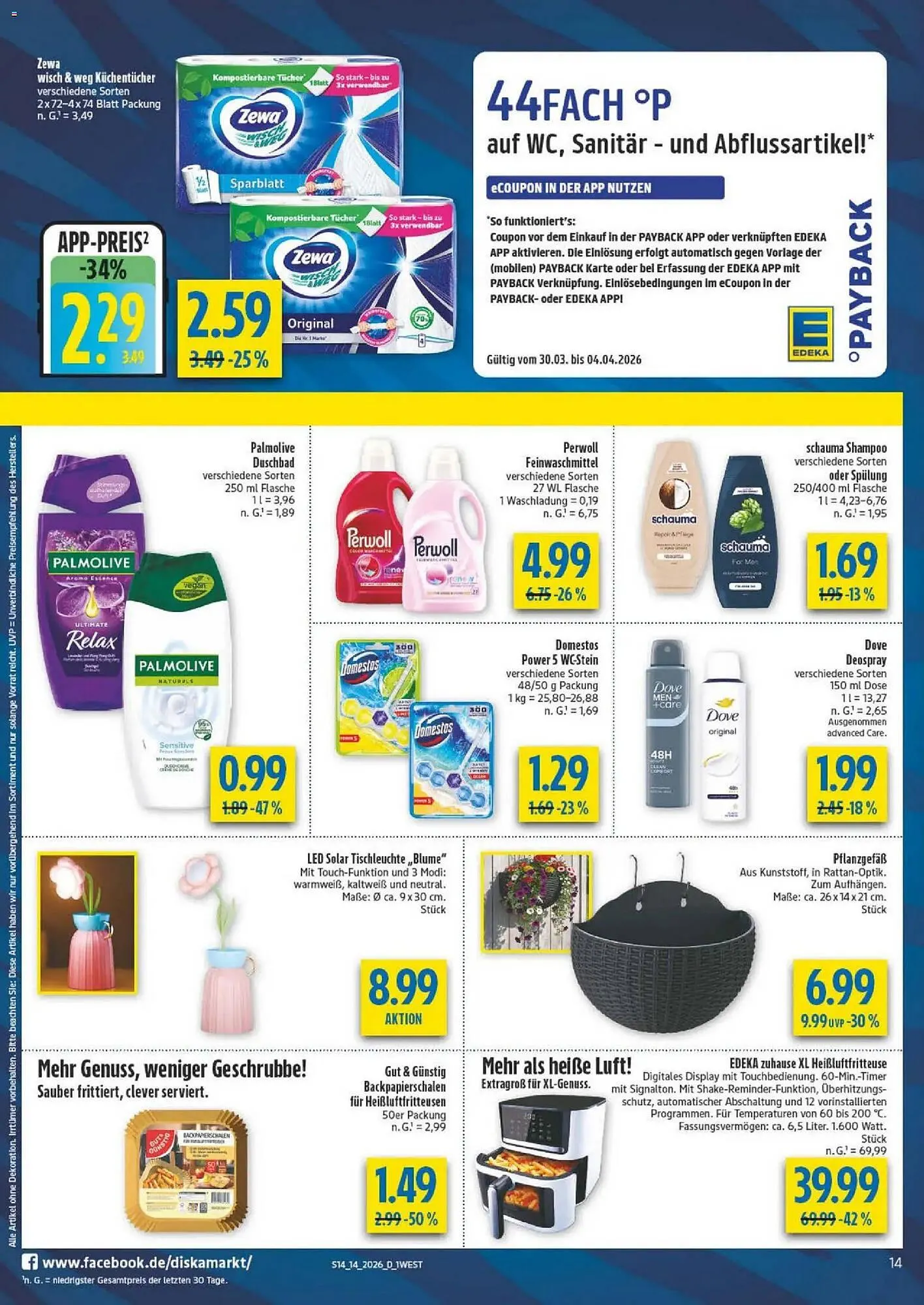 Diska Prospekt von 30. März bis 4. April 2026 - Prospekt seite 14