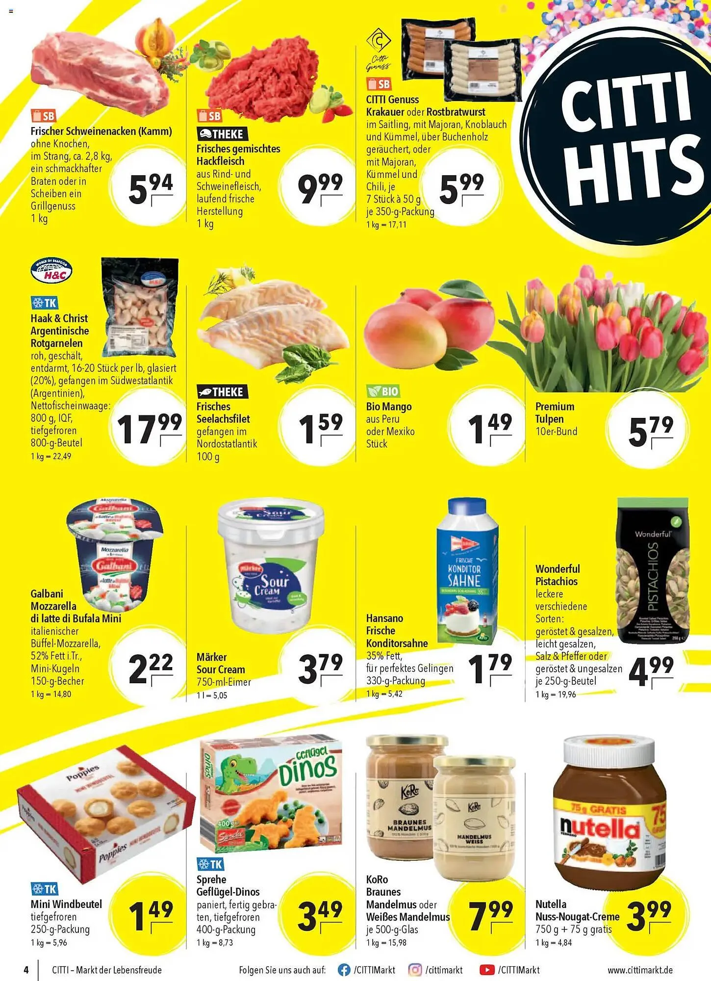 CITTI Markt Prospekt von 18. März bis 24. März 2026 - Prospekt seite 4