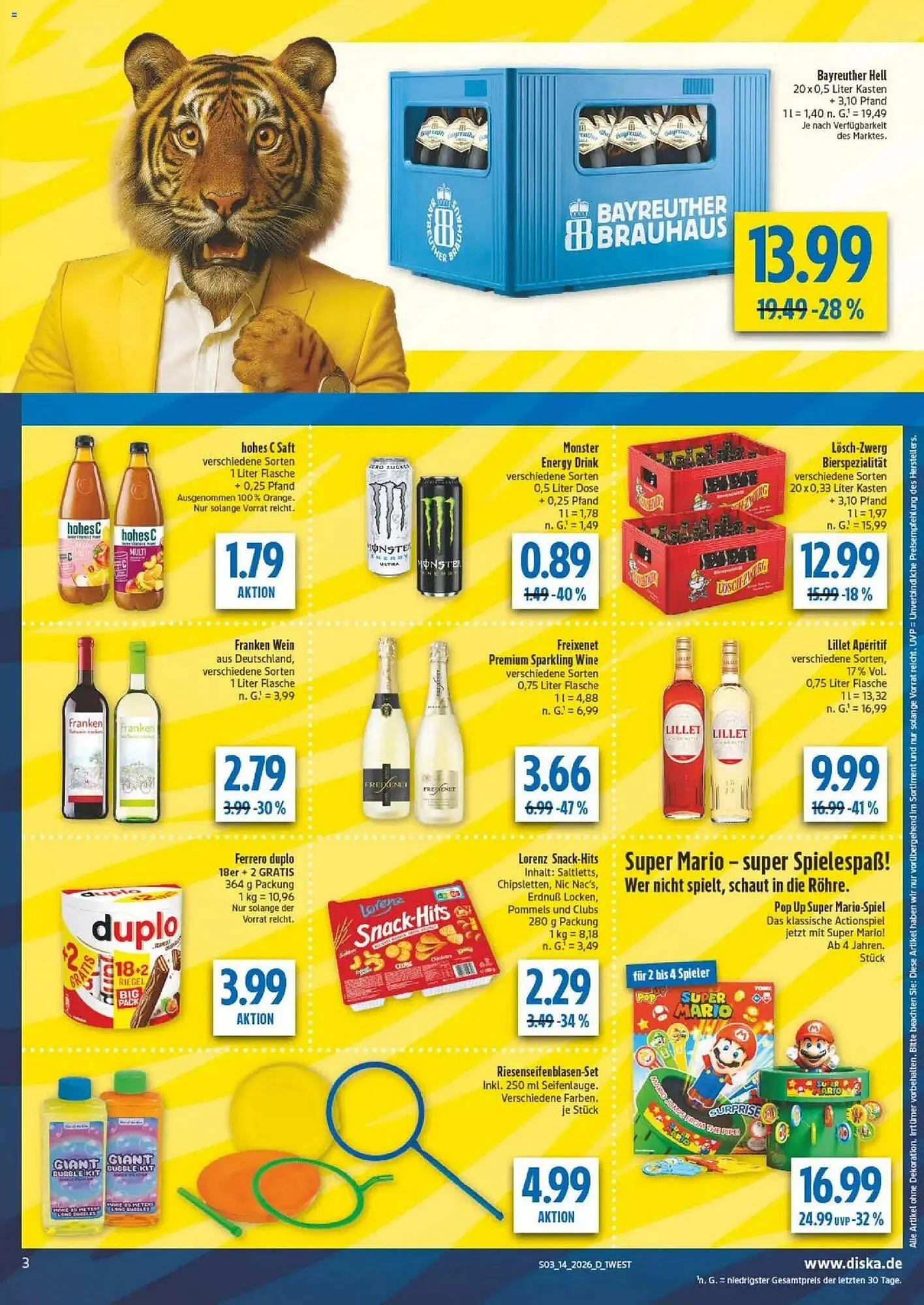 Diska Prospekt von 30. März bis 4. April 2026 - Prospekt seite 3