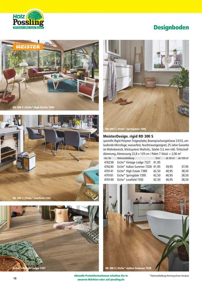 Holz-& Baukatalog 2024/25 von 27. März bis 31. Januar 2025 - Prospekt seite 16