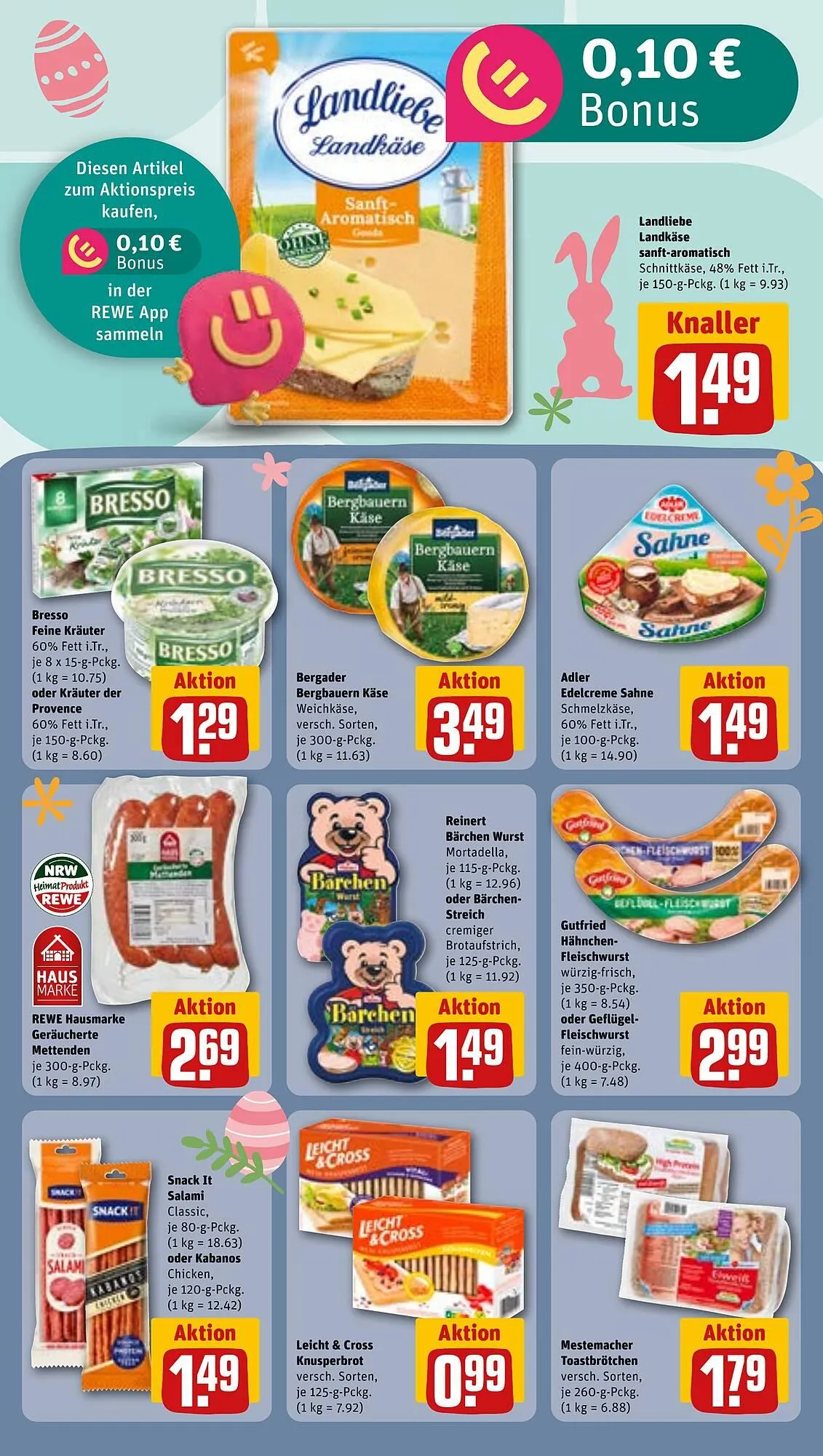 REWE Prospekt von 16. März bis 22. März 2026 - Prospekt seite 10