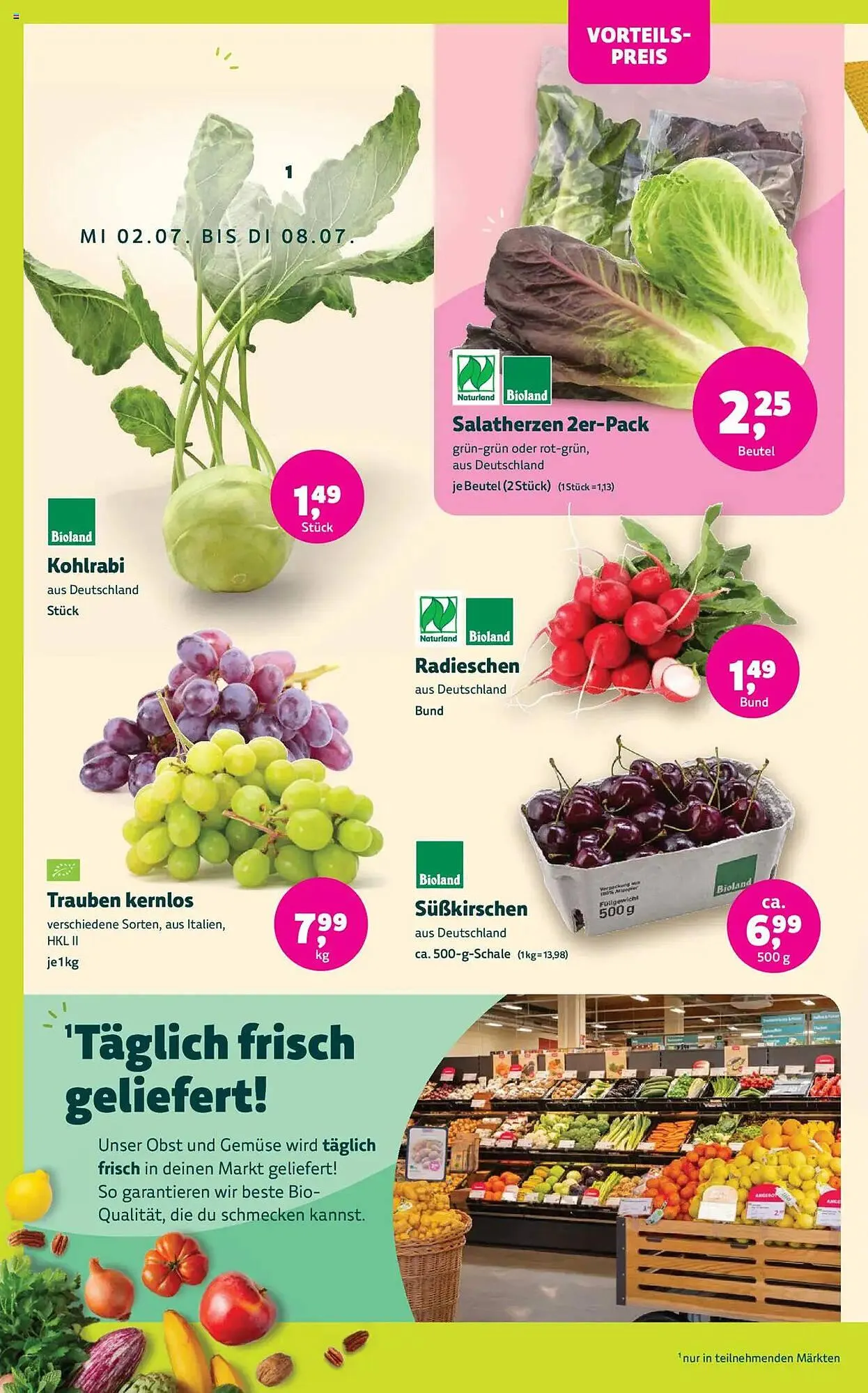Biomarkt Prospekt von 2. Juli bis 15. Juli 2025 - Prospekt seite 2
