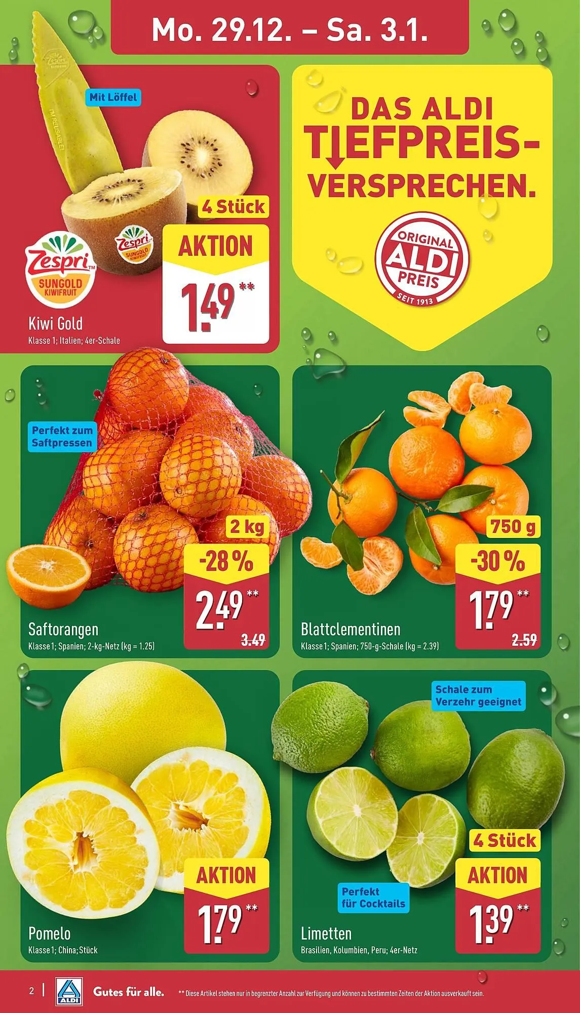 Aldi Nord Prospekt von 29. Dezember bis 3. Januar 2026 - Prospekt seite 2
