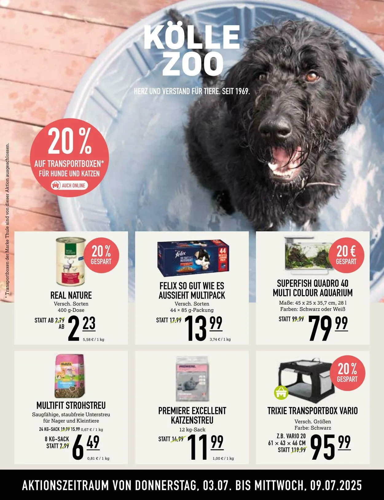 Kölle Zoo Aktueller Prospekt von 2. Juli bis 16. Juli 2025 - Prospekt seite 1