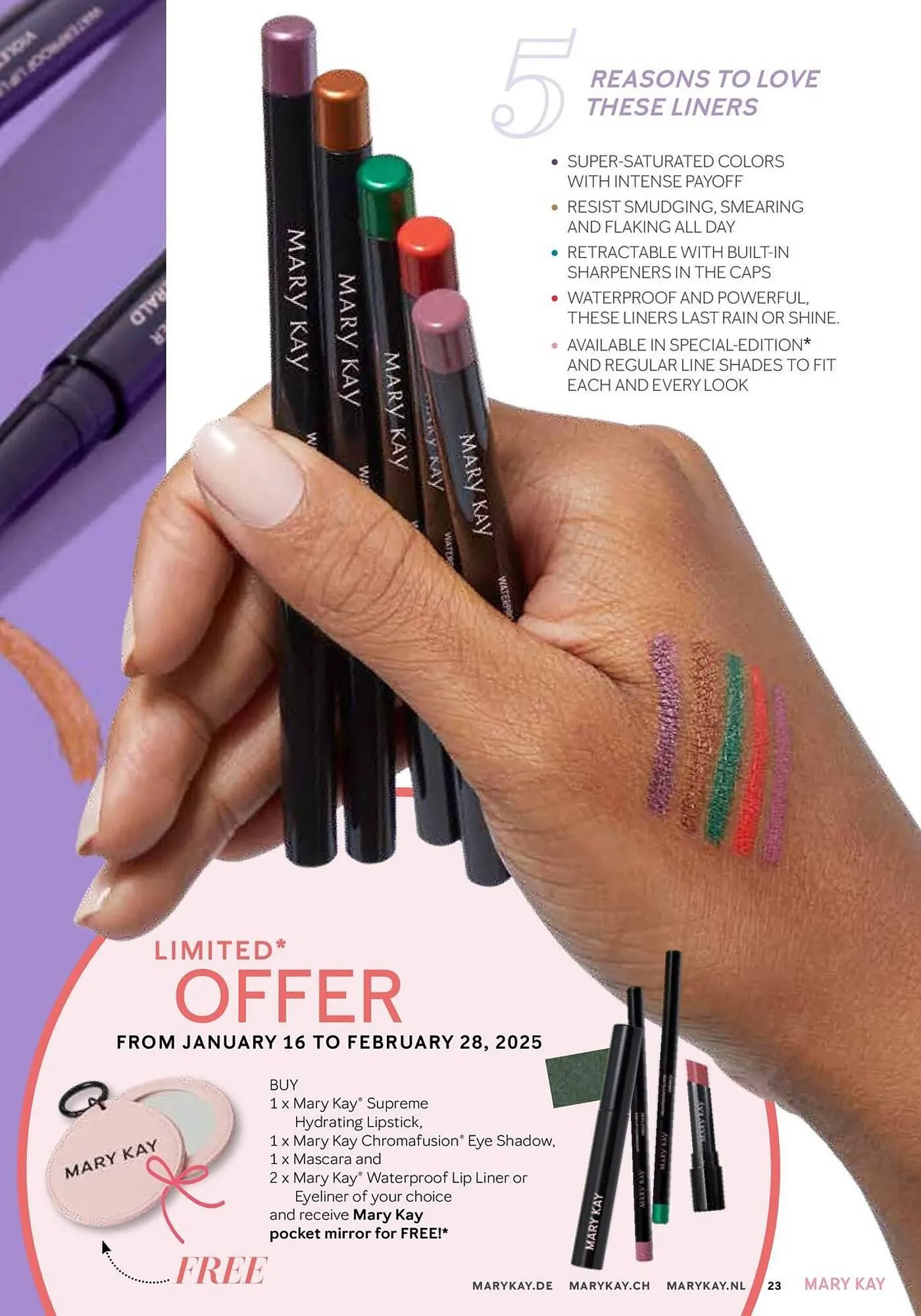 Mary Kay Prospekt von 25. März bis 30. April 2025 - Prospekt seite 23
