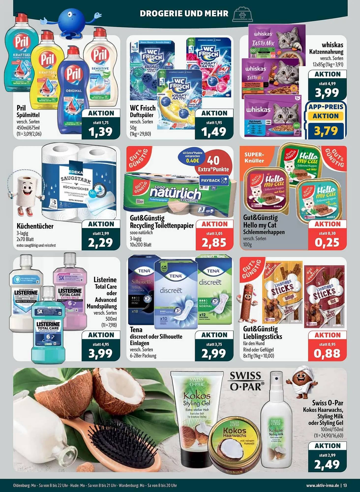 Aktiv Irma Prospekt von 5. Januar bis 10. Januar 2026 - Prospekt seite 13