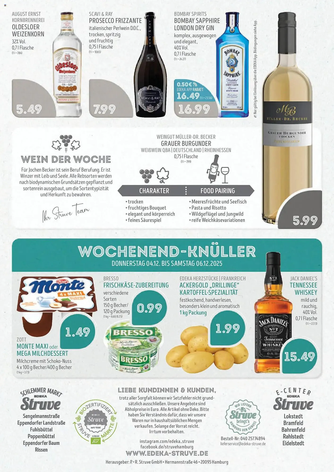 Edeka Struve Prospekt von 1. Dezember bis 6. Dezember 2025 - Prospekt seite 16