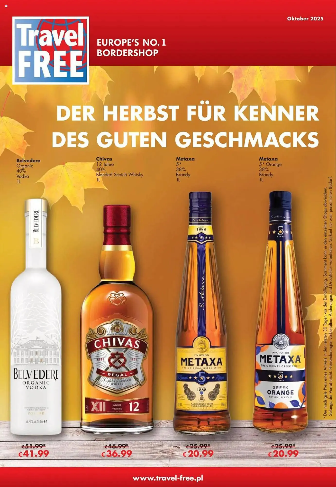 Travel Free Prospekt von 1. Oktober bis 31. Oktober 2025 - Prospekt seite 1
