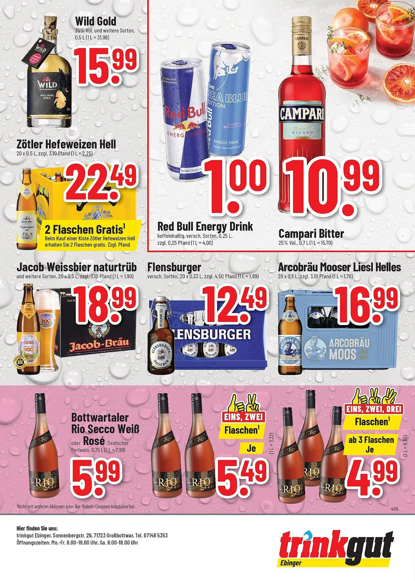 trinkgut Prospekt von 22. Juni bis 28. Juni 2025 - Prospekt seite 8