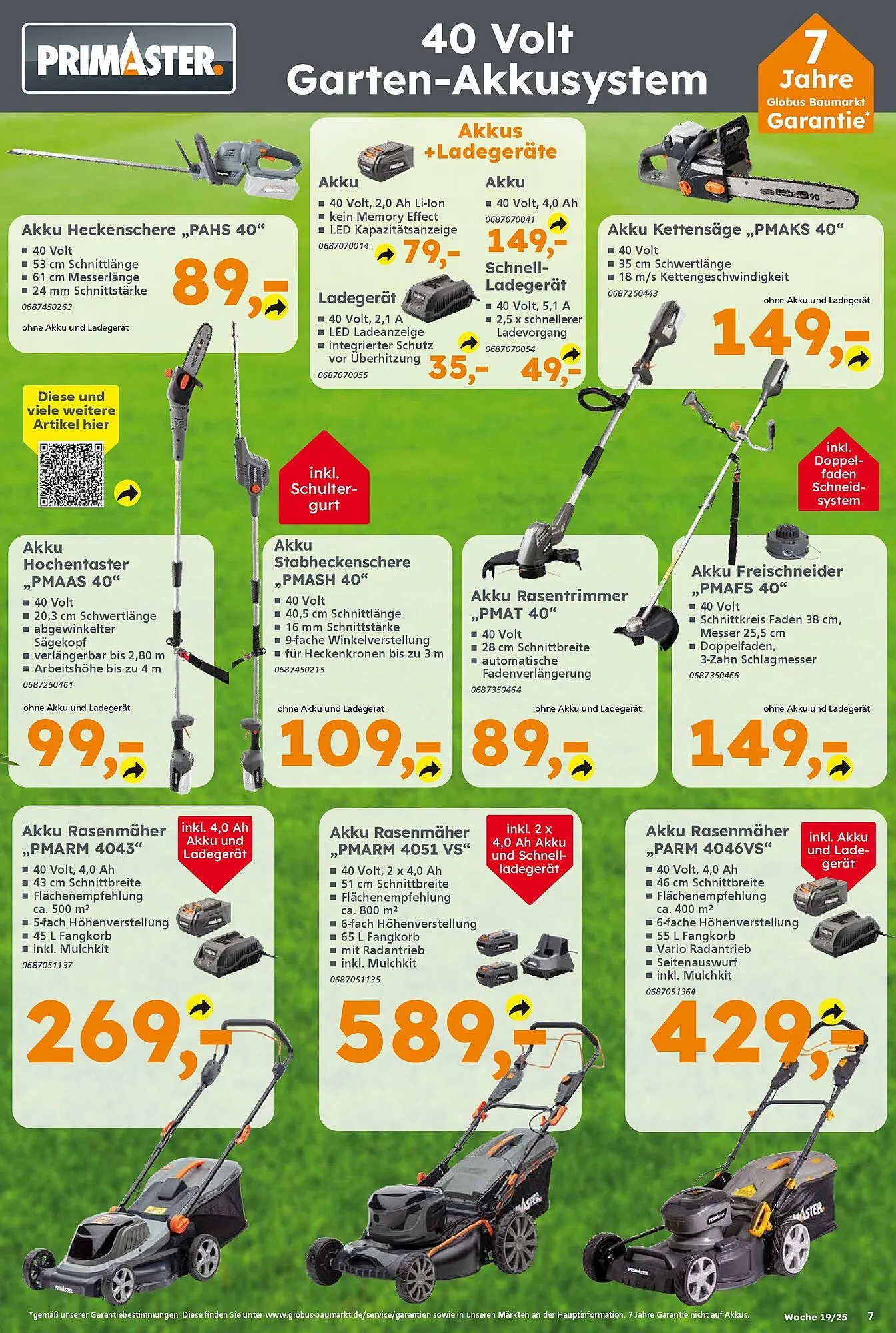 Globus Baumarkt Prospekt von 4. Mai bis 10. Mai 2025 - Prospekt seite 7