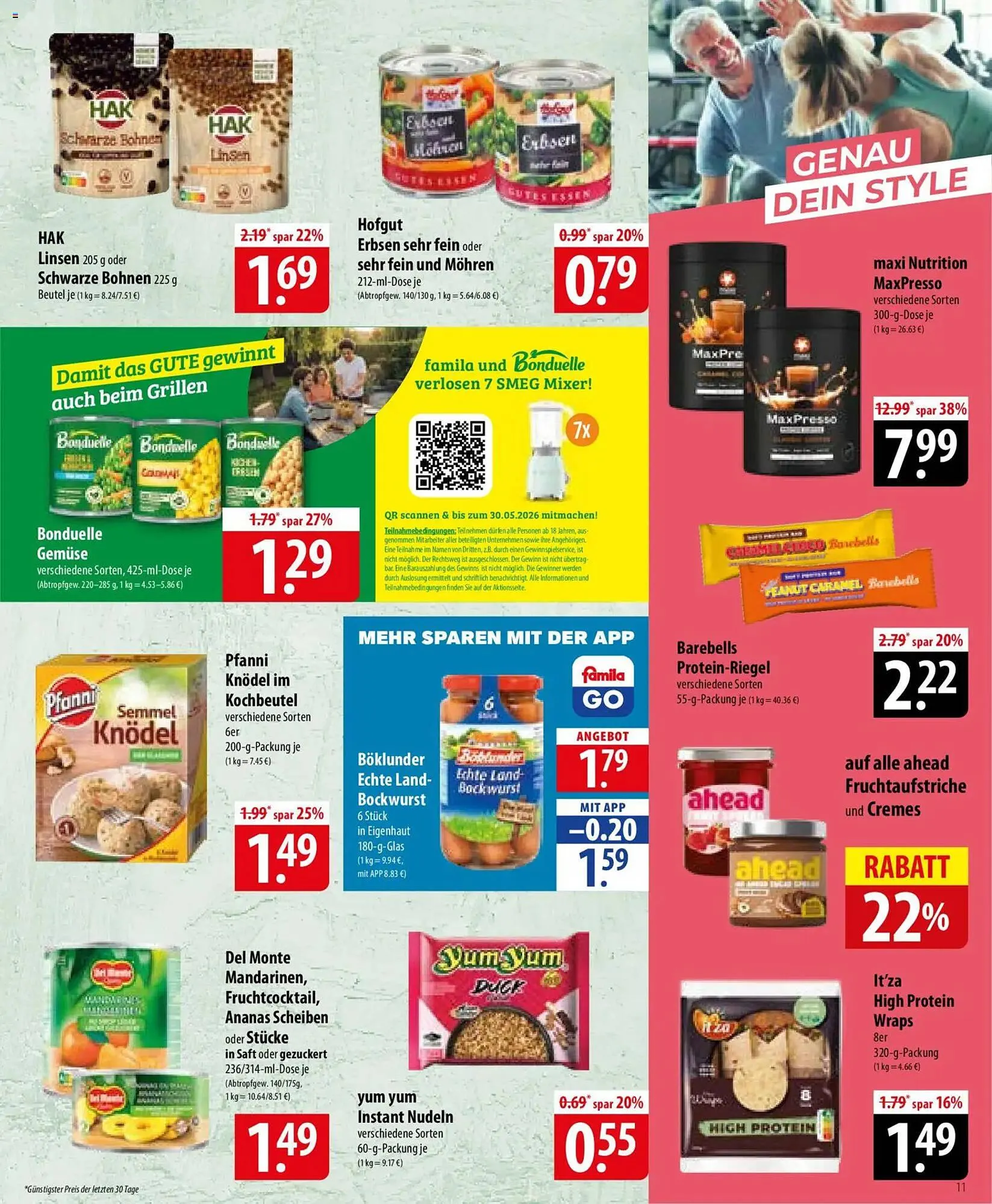 Famila Nord Ost Prospekt von 18. Mai bis 23. Mai 2026 - Prospekt seite 11