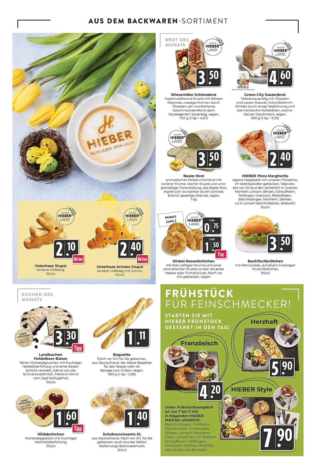 Hieber's Frische Center Prospekt von 22. März bis 28. März 2026 - Prospekt seite 6
