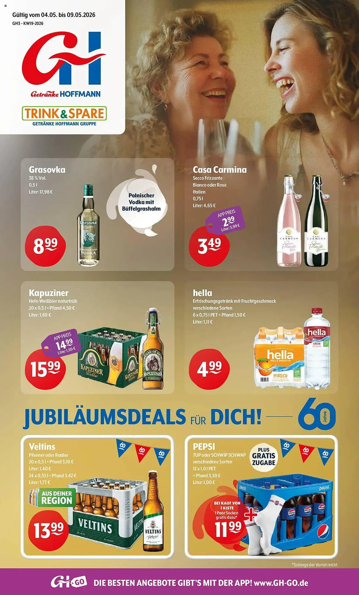 Trink und Spare Prospekt von 4. Mai bis 9. Mai 2026 - Prospekt seite 1