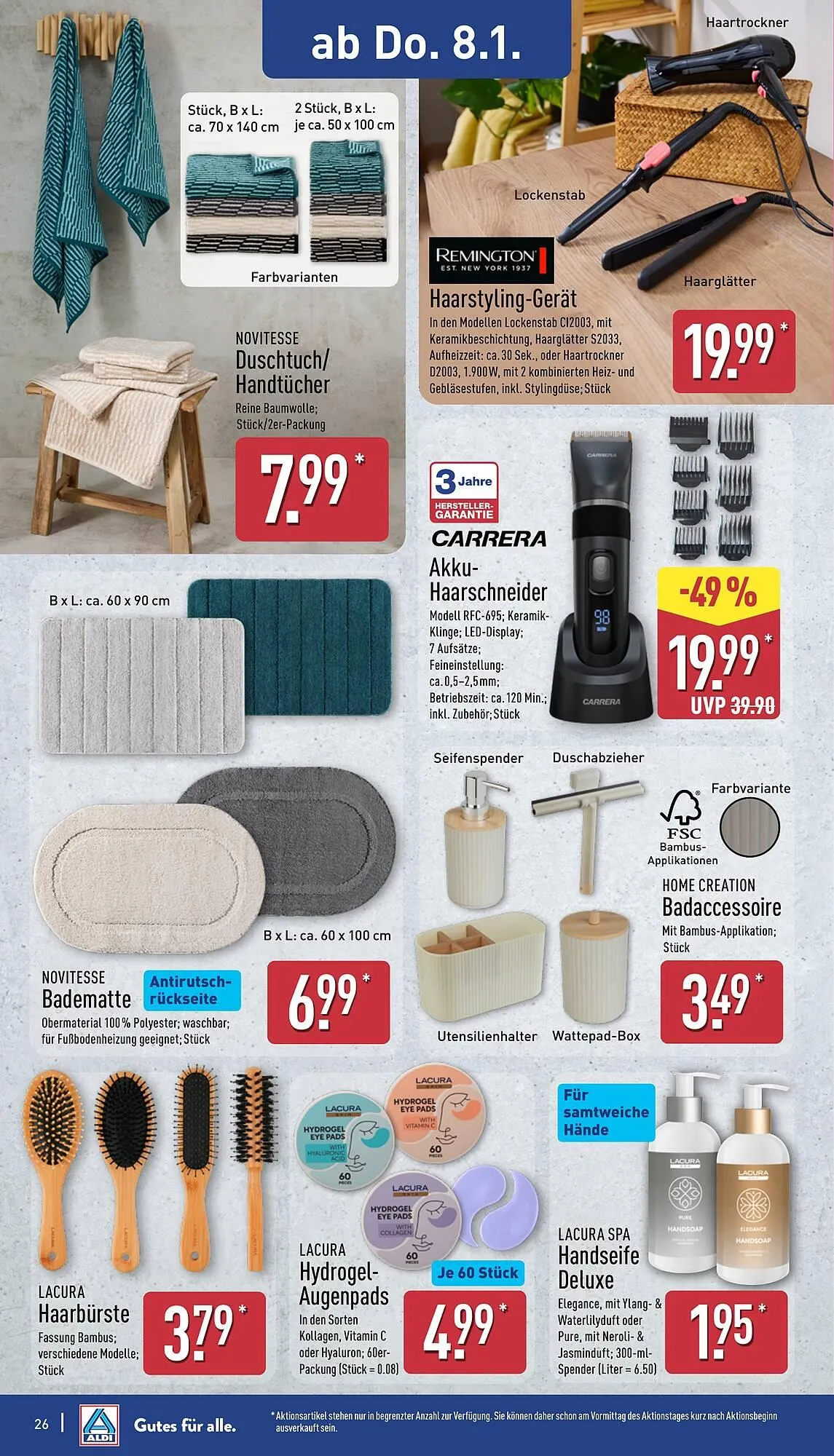 Aldi Nord Prospekt von 5. Januar bis 10. Januar 2026 - Prospekt seite 26