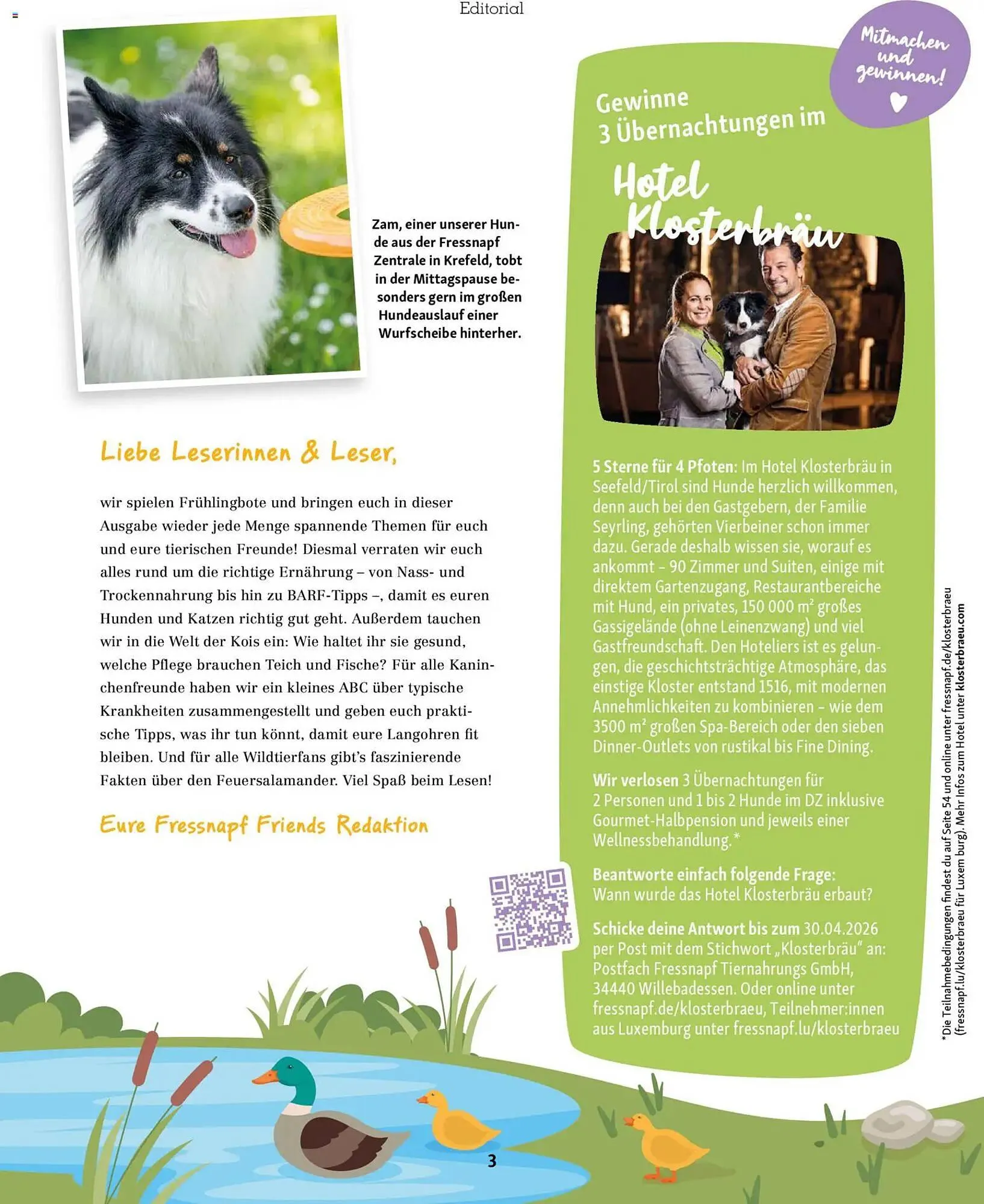 Fressnapf Magazin von 2. März bis 30. April 2026 - Prospekt seite 3