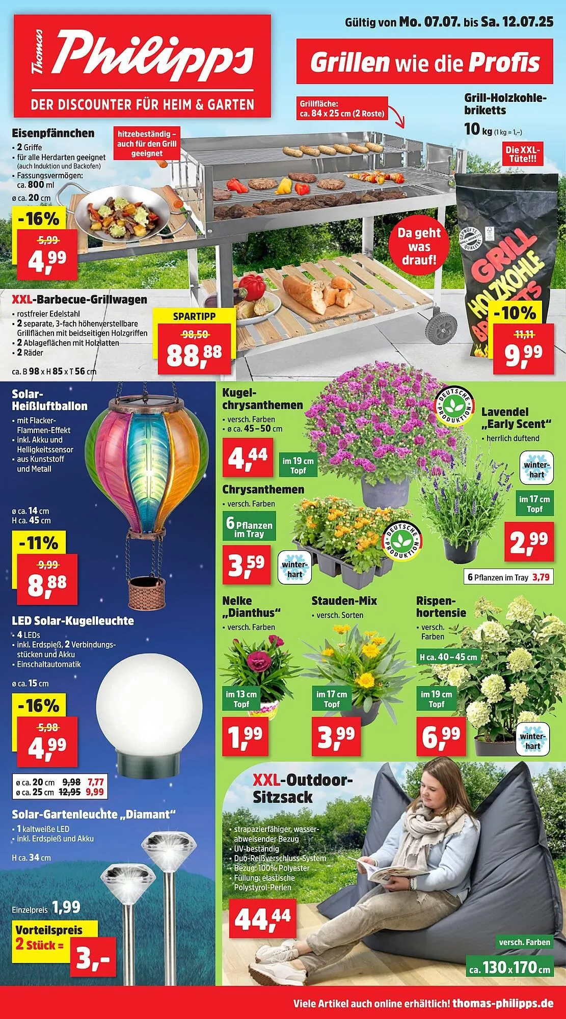 Thomas Philipps Prospekt von 7. Juli bis 12. Juli 2025 - Prospekt seite 1