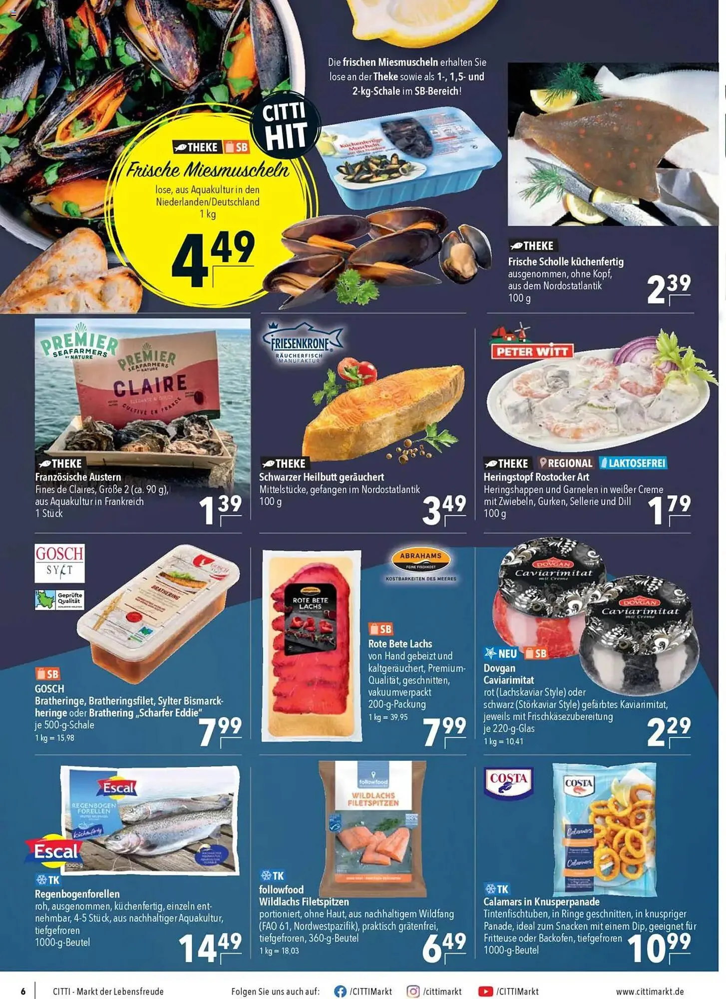 CITTI Markt Prospekt von 8. Oktober bis 14. Oktober 2025 - Prospekt seite 6