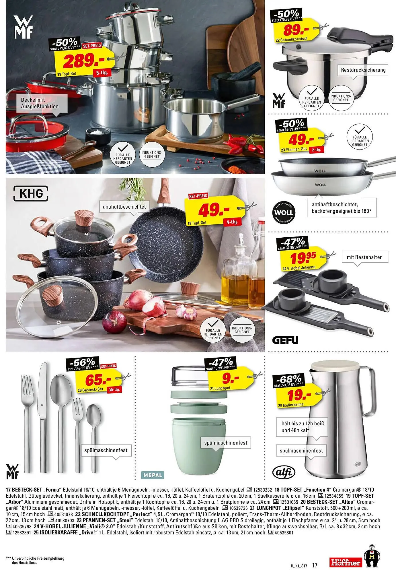 Höffner Prospekt von 23. Dezember bis 20. Januar 2026 - Prospekt seite 17