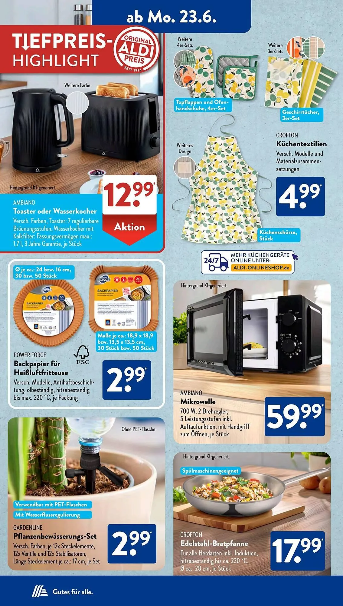 Aldi Süd Prospekt von 23. Juni bis 29. Juni 2025 - Prospekt seite 6