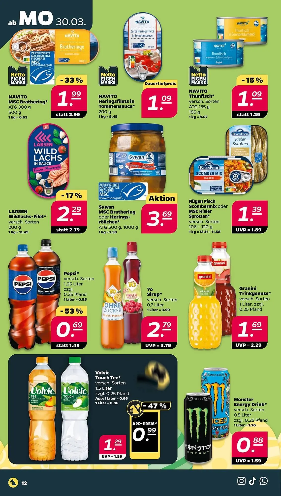 NETTO Prospekt von 30. März bis 4. April 2026 - Prospekt seite 12