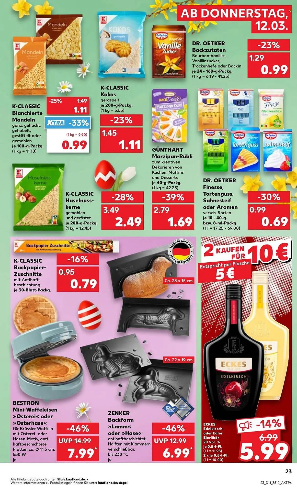 Kaufland Prospekt von 12. März bis 18. März 2026 - Prospekt seite 23