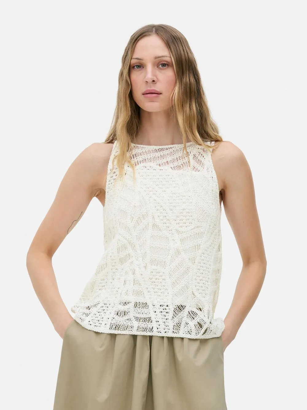 Ärmelloses „The Edit“ Häkeltop