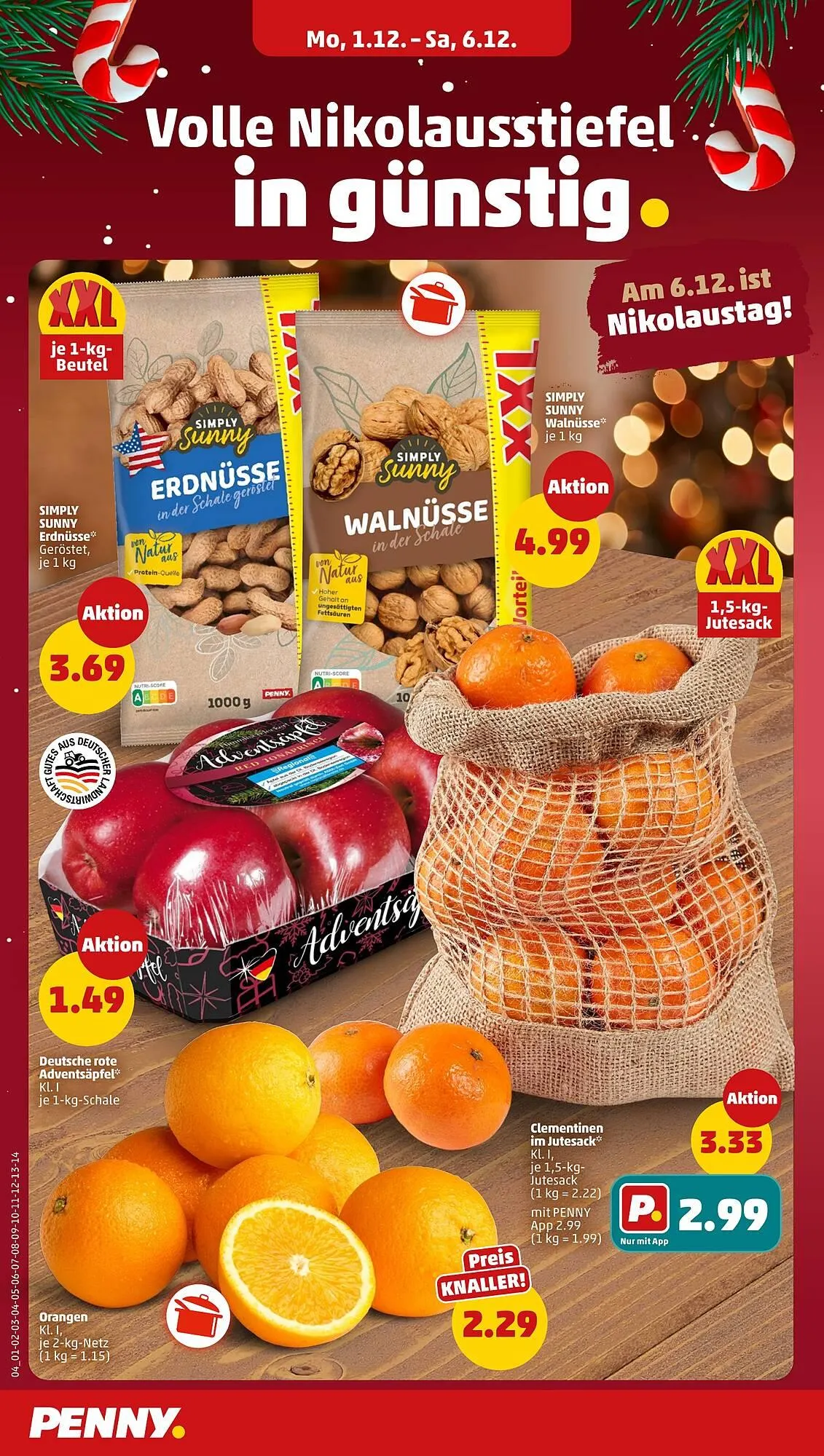 PENNY Prospekt von 1. Dezember bis 6. Dezember 2025 - Prospekt seite 6