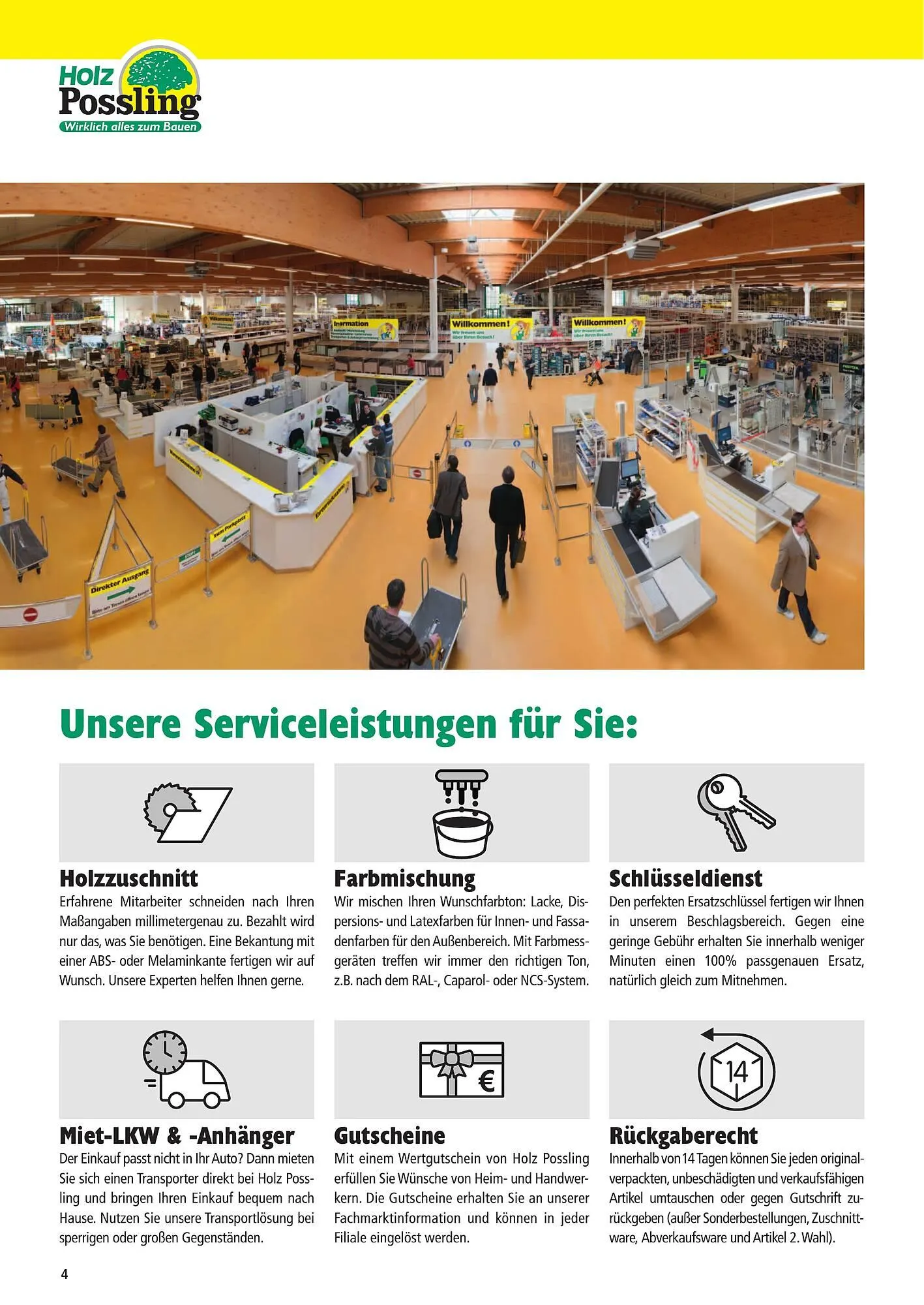 Holz Possling Prospekt von 2. Mai bis 31. Juli 2025 - Prospekt seite 4