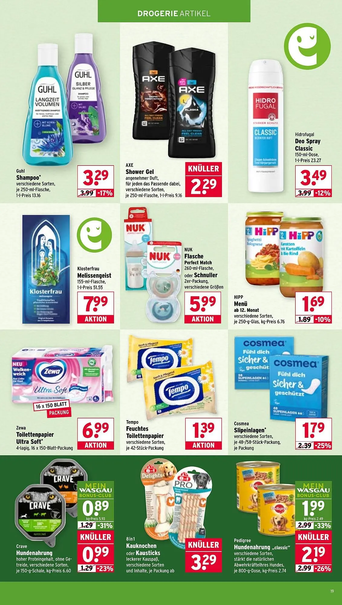 Wasgau Prospekt von 27. April bis 2. Mai 2026 - Prospekt seite 19