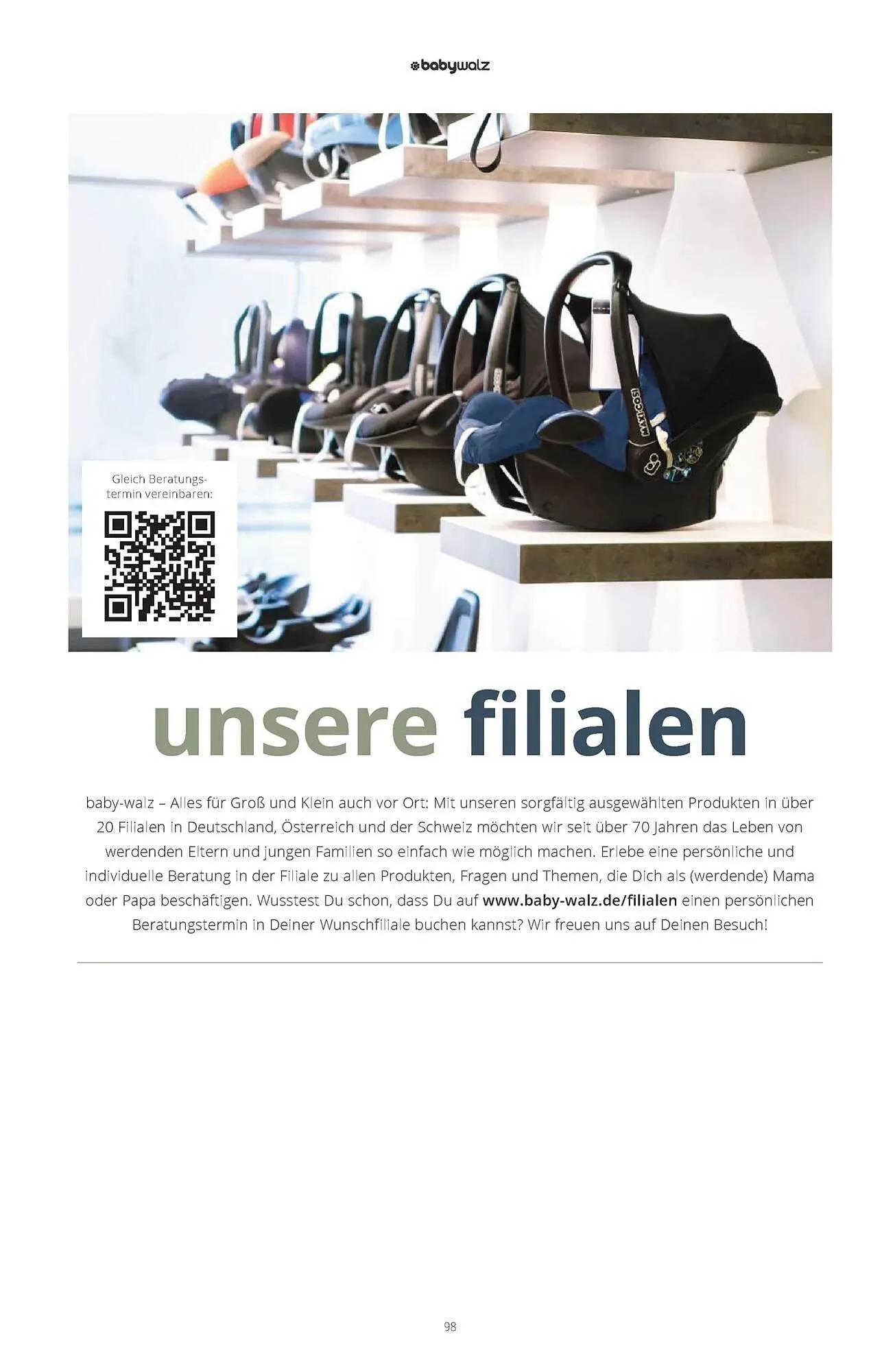 Baby Walz Prospekt von 29. November bis 1. Februar 2025 - Prospekt seite 98
