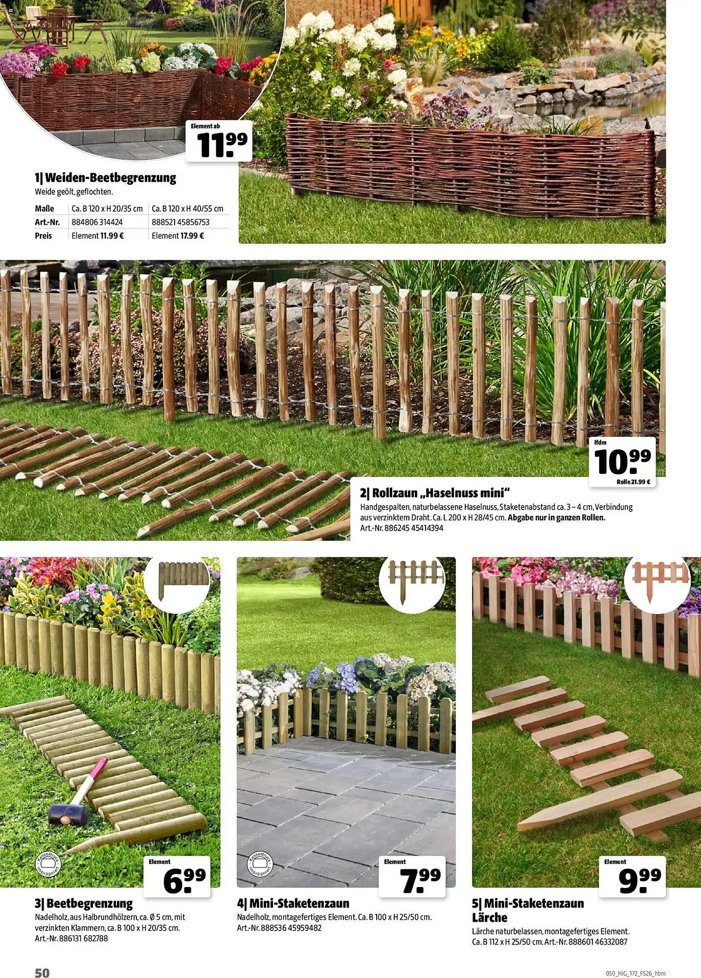 Hagebau Prospekt von 2. März bis 31. Dezember 2026 - Prospekt seite 50