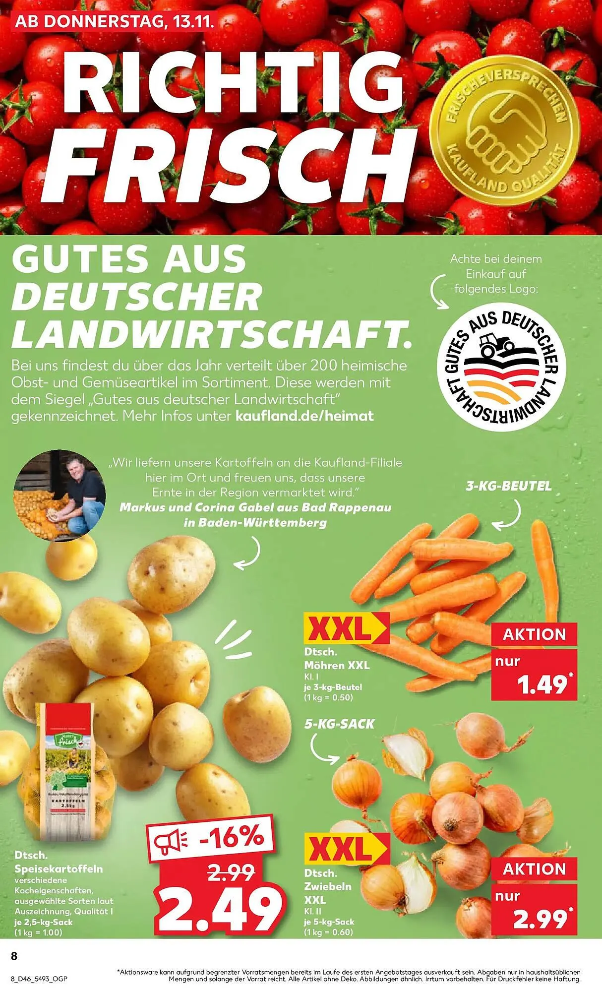 Kaufland Prospekt von 16. November bis 19. November 2025 - Prospekt seite 8