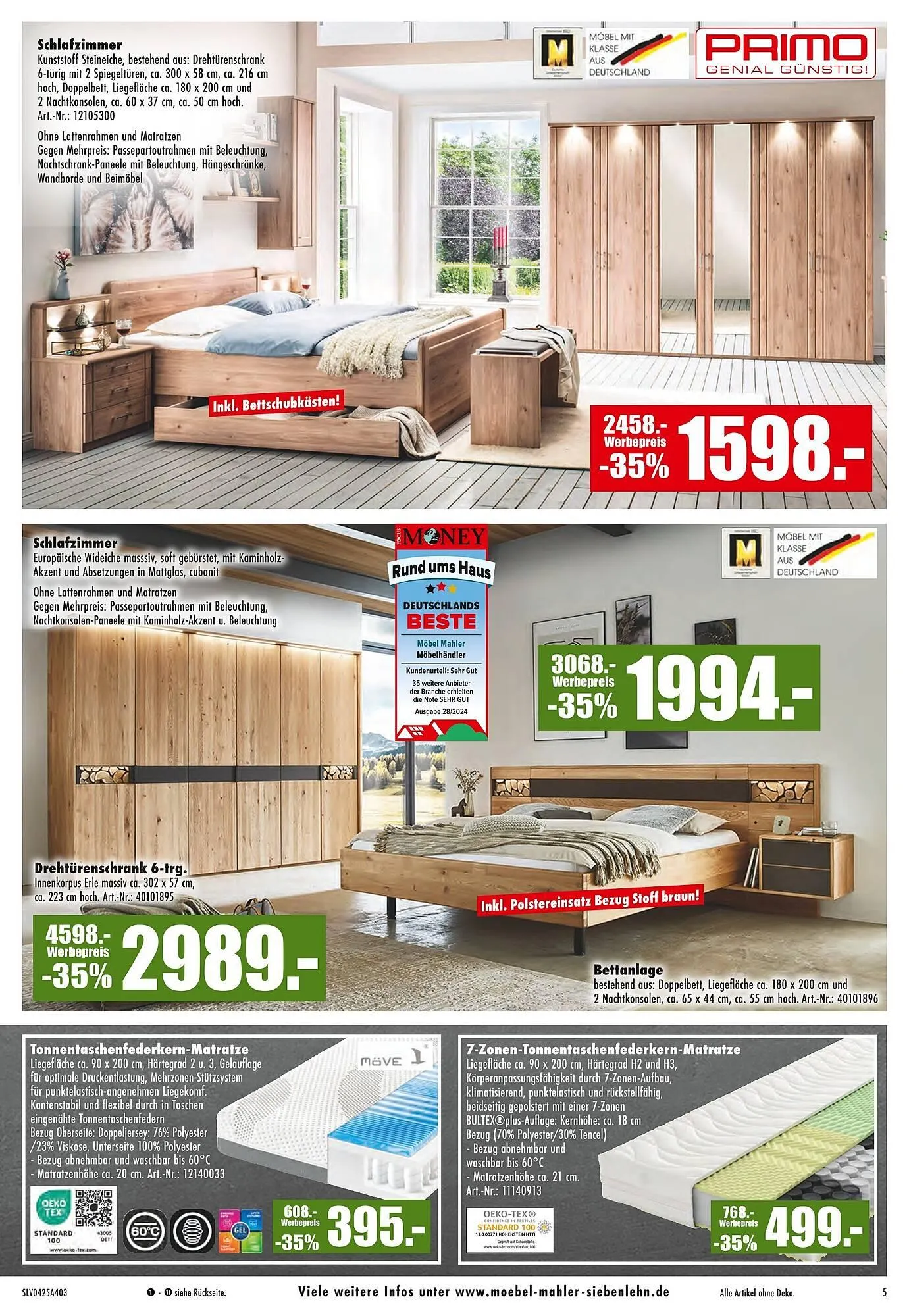 Möbel Mahler Prospekt von 2. April bis 15. April 2025 - Prospekt seite 5