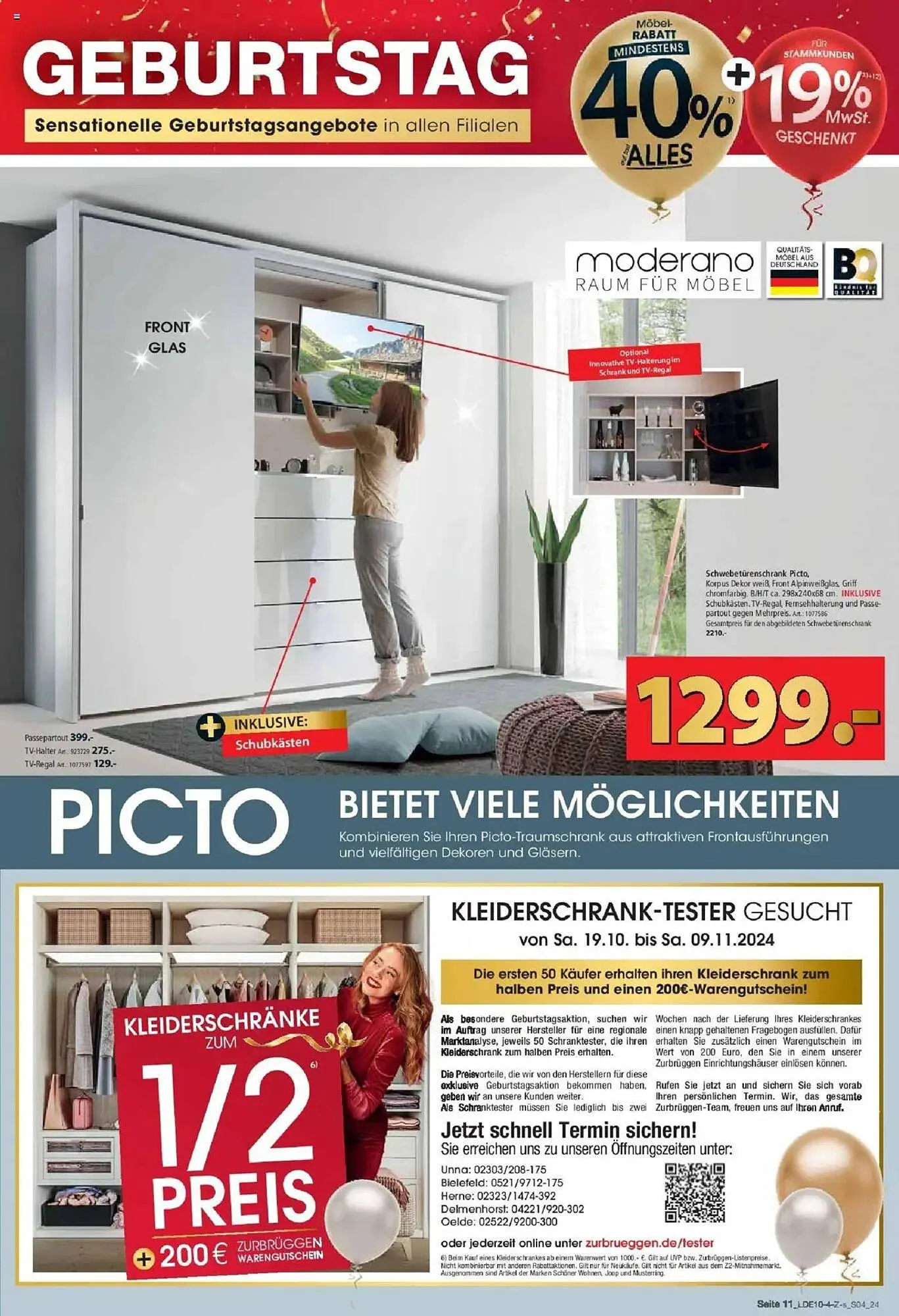Zurbrüggen Prospekt von 17. Oktober bis 1. November 2025 - Prospekt seite 11